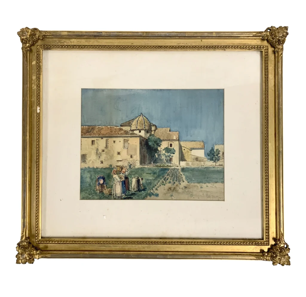 Childe Hassam 1883 Watercolor